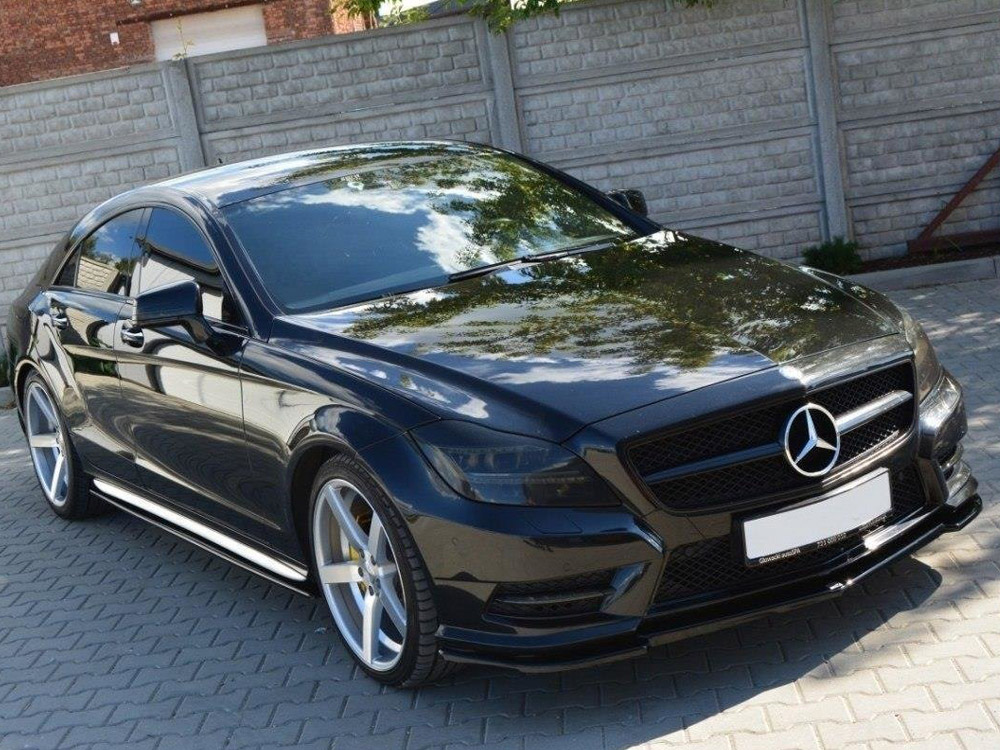 Maxton front splitter mercedes cls c218 amg-line (2011-2014) 2 Maxton front splitter mercedes cls c218 amg-line (2011-2014) - image 2
