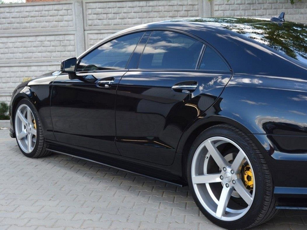 Maxton side skirts diffusers mercedes cls c218 amg-line (2011-2014) 2 Maxton side skirts diffusers mercedes cls c218 amg-line (2011-2014) - image 2