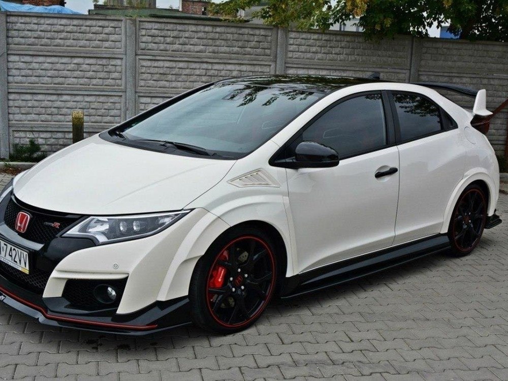 Maxton side skirts diffusers honda civic mk9 type r (2015-2017) 2 Maxton side skirts diffusers honda civic mk9 type r (2015-2017) - image 2