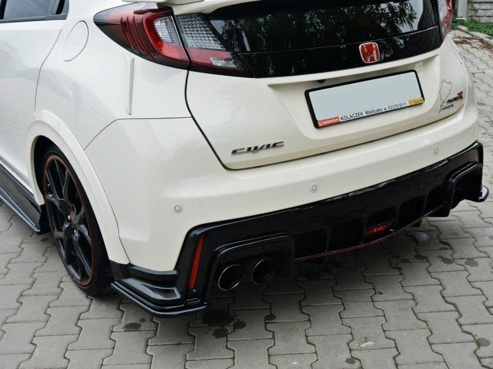 Maxton rear side splitters honda civic mk9 type r (2015-2017) 4 Maxton rear side splitters honda civic mk9 type r (2015-2017) - image 4