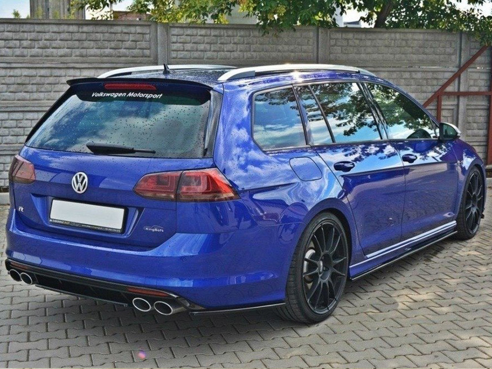 Maxton central rear splitter vw golf r mk7 estate 3 Maxton central rear splitter vw golf r mk7 estate - image 3