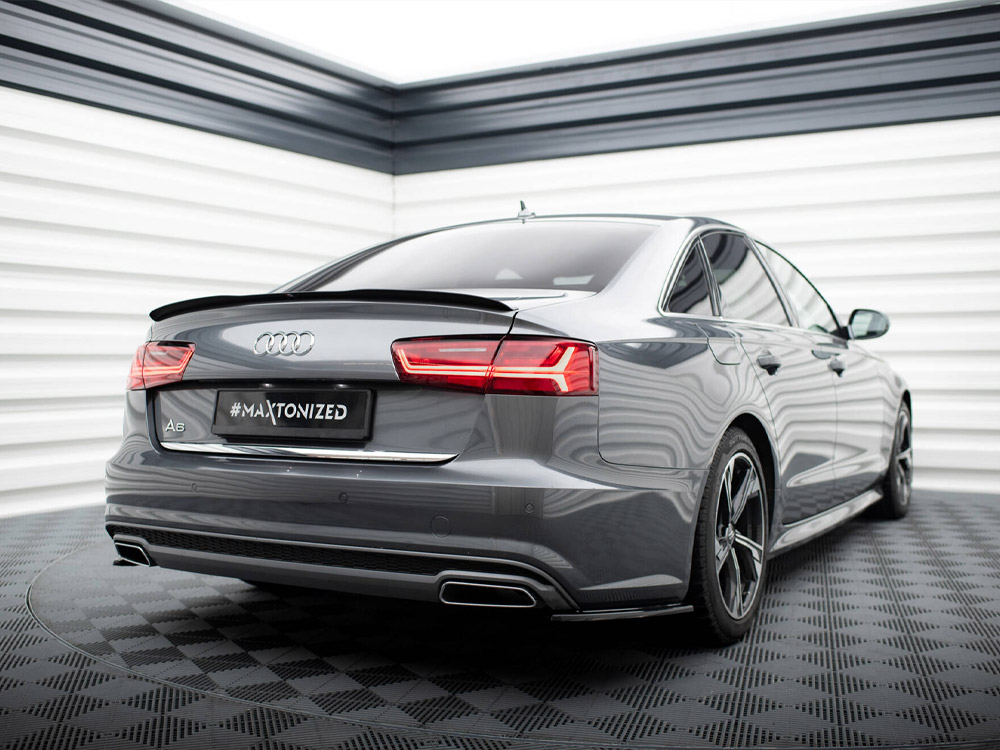 Maxton spoiler cap audi a6/a6 s-line c7/c7 facelift models saloon 2 Maxton spoiler cap audi a6/a6 s-line c7/c7 facelift models saloon - image 2
