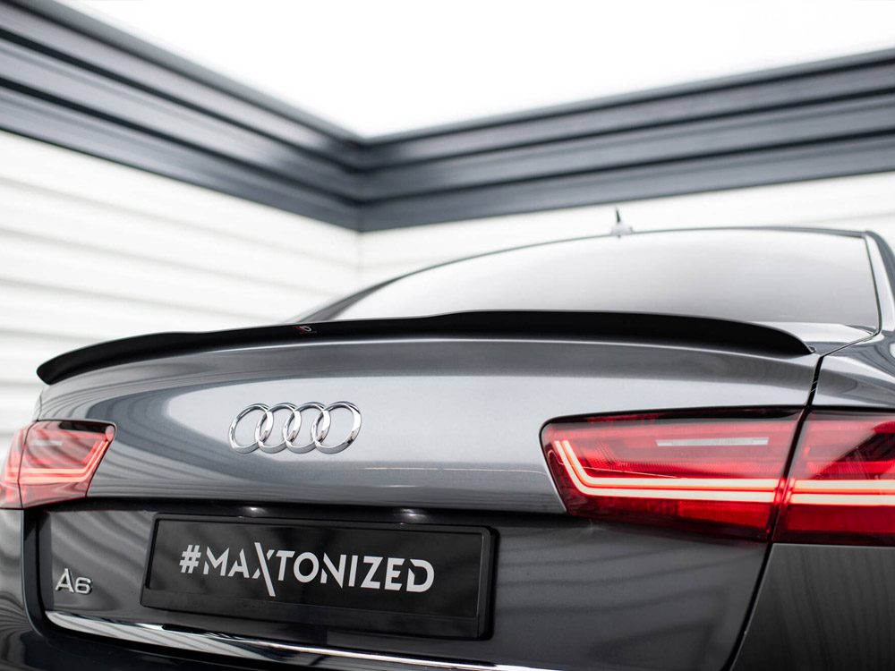Maxton spoiler cap audi a6/a6 s-line c7/c7 facelift models saloon 3 Maxton spoiler cap audi a6/a6 s-line c7/c7 facelift models saloon - image 3