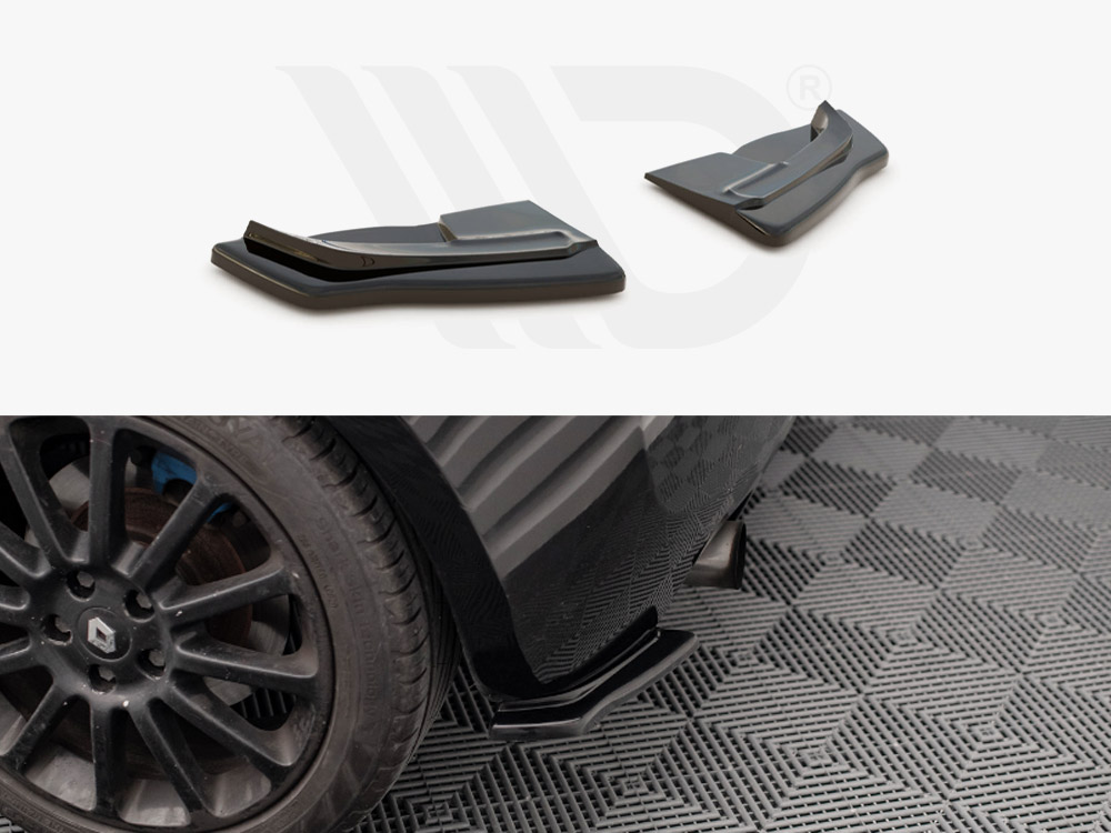 Maxton rear side splitters renault clio mk3 rs (2006-2009) 1 Maxton rear side splitters renault clio mk3 rs (2006-2009)