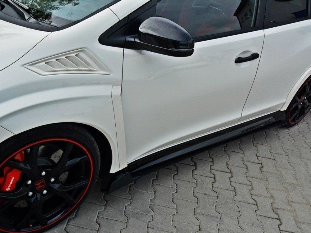Maxton side skirts diffusers honda civic mk9 type r (2015-2017) 3 Maxton side skirts diffusers honda civic mk9 type r (2015-2017) - image 3