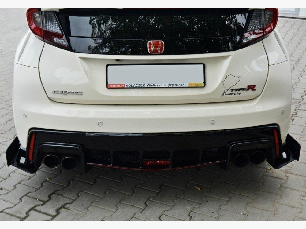 Maxton racing rear side splitters honda civic mk9 type r 5 Maxton racing rear side splitters honda civic mk9 type r - image 5