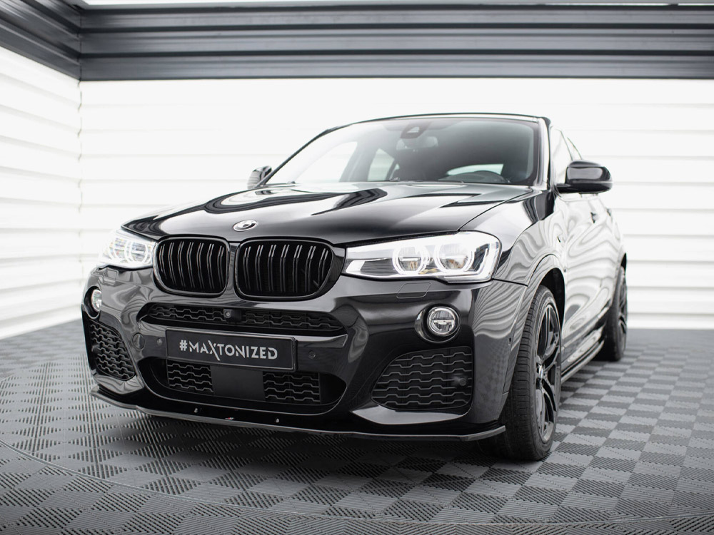 Maxton front splitter bmw x4 m-pack 2 Maxton front splitter bmw x4 m-pack - image 2