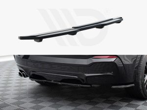 Maxton Central Rear Splitter (Vertical Bars) BMW X4 M-Pack