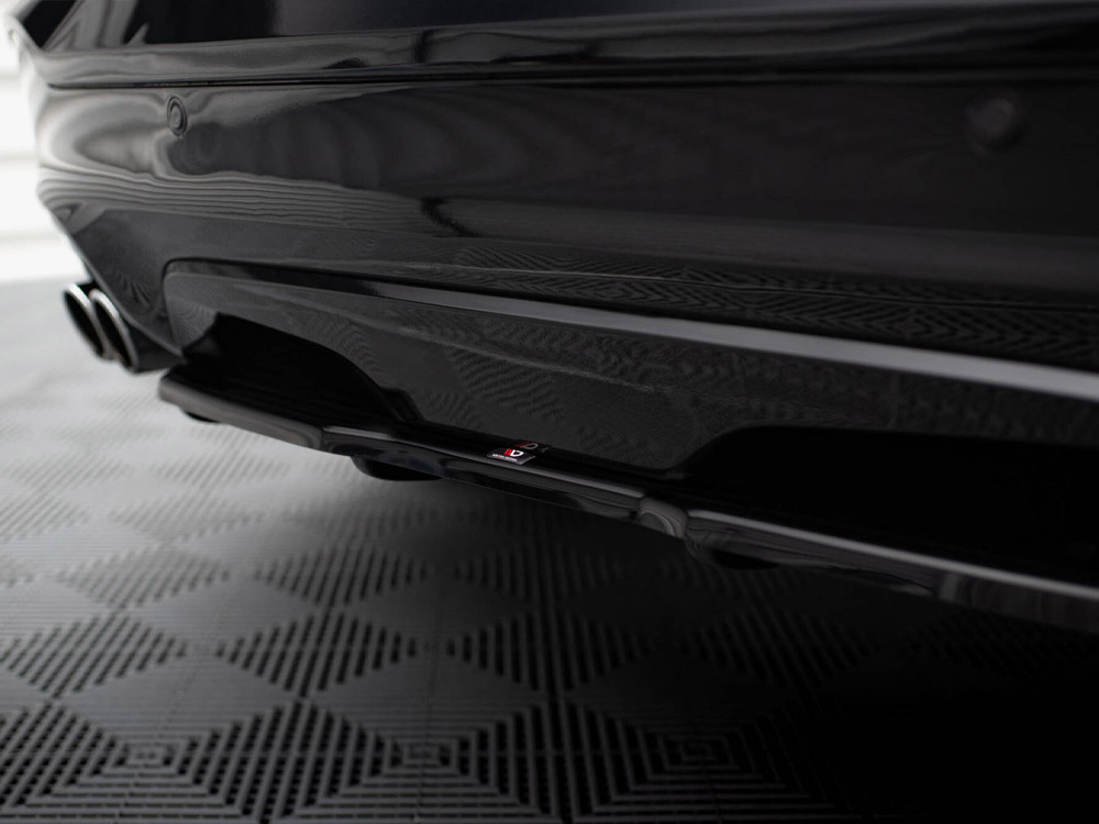 Maxton central rear splitter (vertical bars) bmw x4 m-pack 3 Maxton central rear splitter (vertical bars) bmw x4 m-pack - image 3