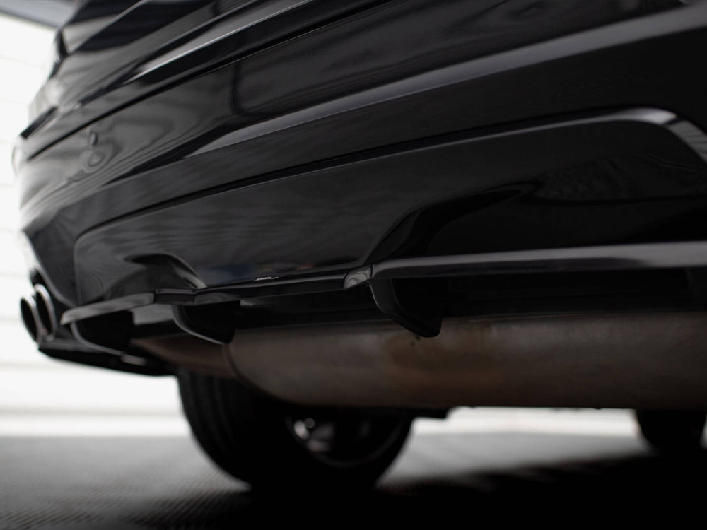 Maxton central rear splitter (vertical bars) bmw x4 m-pack 5 Maxton central rear splitter (vertical bars) bmw x4 m-pack - image 5