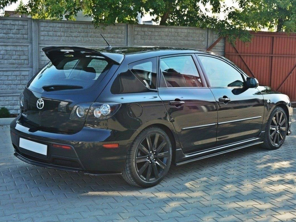Maxton central rear splitter mazda 3 mps mk1 (us-spec version) 2 Maxton central rear splitter mazda 3 mps mk1 (us-spec version) - image 2