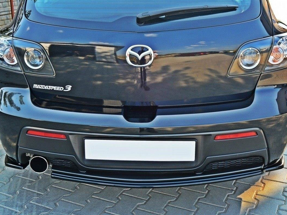 Maxton central rear splitter mazda 3 mps mk1 (us-spec version) 3 Maxton central rear splitter mazda 3 mps mk1 (us-spec version) - image 3