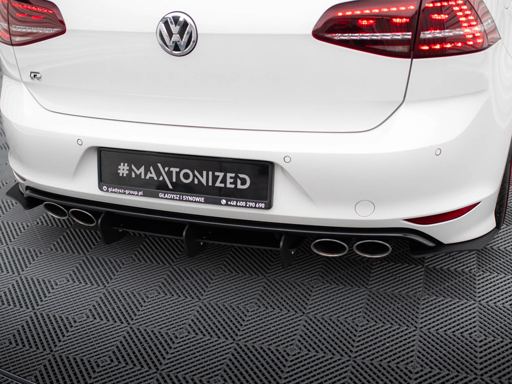 Maxton rear diffuser & rear side splitters for vw golf r mk7 hatchback 3 Maxton rear diffuser & rear side splitters for vw golf r mk7 hatchback - image 3