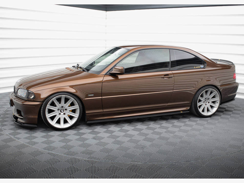 Maxton side skirts diffusers v1 bmw 3 series e46 m-pack coupe 2 Maxton side skirts diffusers v1 bmw 3 series e46 m-pack coupe - image 2