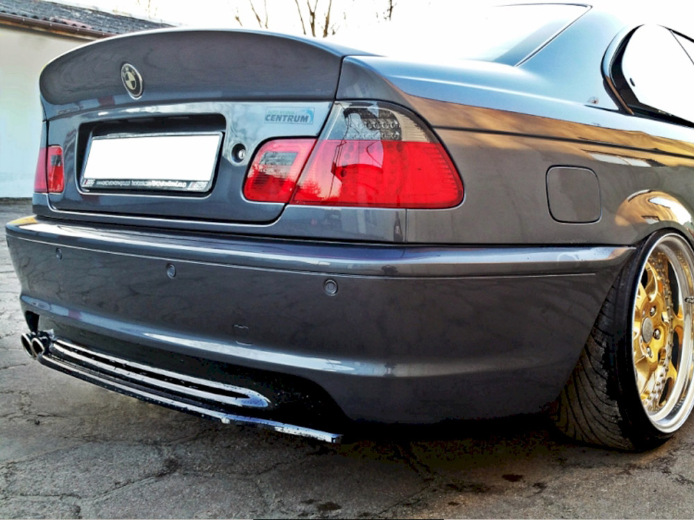 Maxton central rear splitter bmw 3 series e46 m-pack coupe 3 Maxton central rear splitter bmw 3 series e46 m-pack coupe - image 3