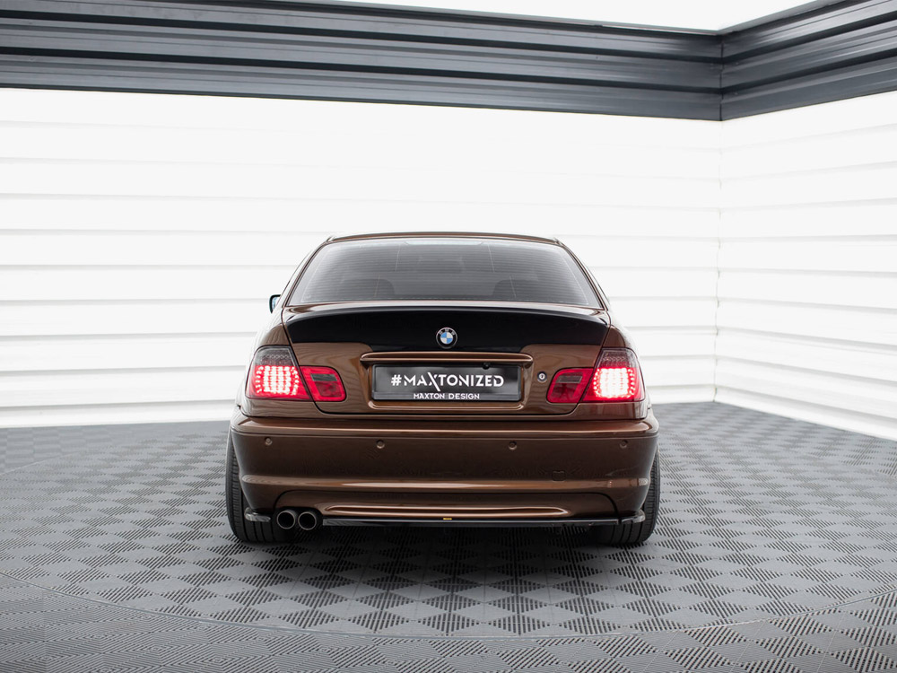 Maxton central rear splitter (vertical bars) bmw 3 series e46 coupe m-pack 3 Maxton central rear splitter (vertical bars) bmw 3 series e46 coupe m-pack - image 3