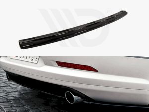 Maxton Central Rear Splitter Volkswagen Passat CC R36 R-Line (Preface) (Without Vertical Bars)