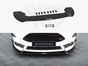 Maxton Front Racing Splitter V1 Ford Fiesta ST Mk7 Facelift Models