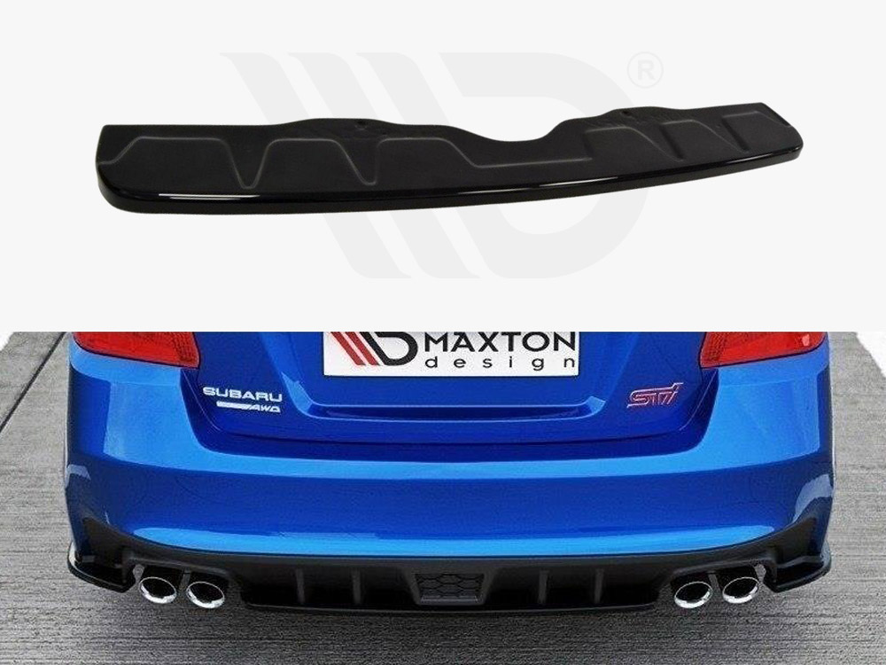 Maxton central rear splitter subaru wrx sti 1 Maxton central rear splitter subaru wrx sti