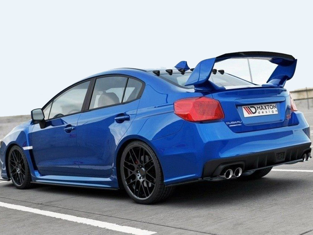 Maxton central rear splitter subaru wrx sti 2 Maxton central rear splitter subaru wrx sti - image 2