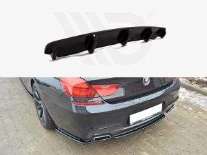 Maxton Central Rear Splitter (Vertical Bars) BMW 6 Gran Coupe M-Sport