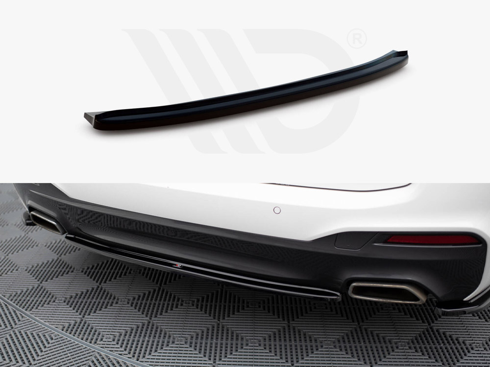 Maxton central rear splitter bmw 5 series g30/g31 m-sport 1 Maxton central rear splitter bmw 5 series g30/g31 m-sport