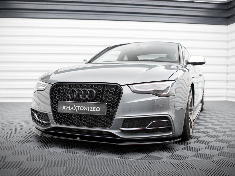 Maxton front splitter v1 audi s5/a5 s-line 8t facelift models 2 Maxton front splitter v1 audi s5/a5 s-line 8t facelift models - image 2