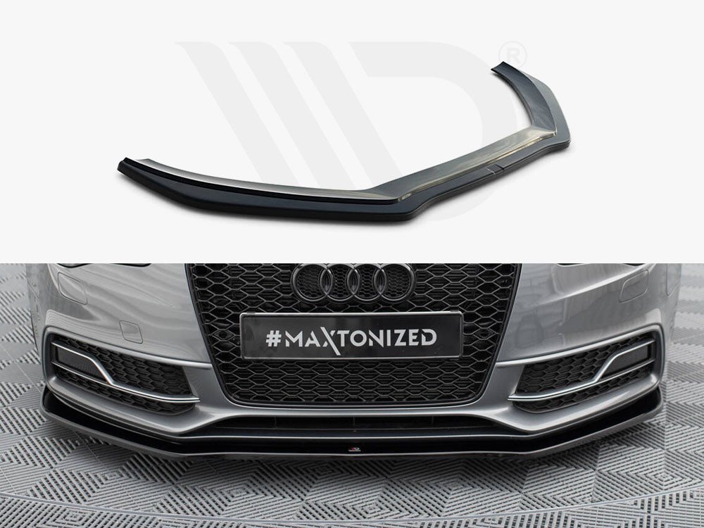 Maxton front splitter v2 audi s5/a5 s-line 8t facelift models 1 Maxton front splitter v2 audi s5/a5 s-line 8t facelift models