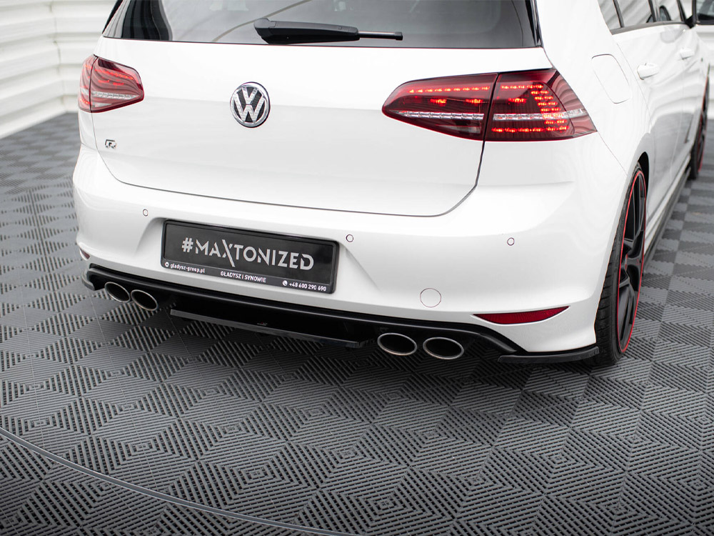 Maxton central rear splitter (vertical bars) vw golf r mk7 3 Maxton central rear splitter (vertical bars) vw golf r mk7 - image 3