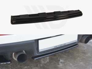 Maxton Central Rear Splitter Mitsubishi Lancer Evo X (Without Vertical Bars) (2007-2015)