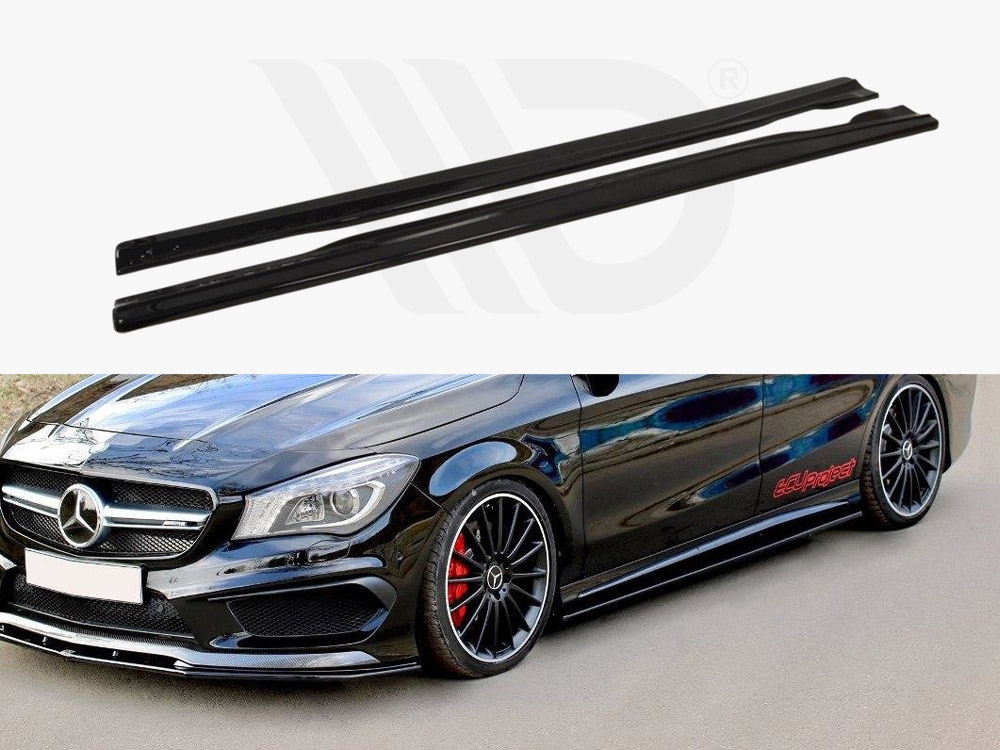 Maxton side skirts diffusers mercedes cla 45 amg c117/a45 amg w176 (prefacelift models) 1 Maxton side skirts diffusers mercedes cla 45 amg c117/a45 amg w176 (prefacelift models)