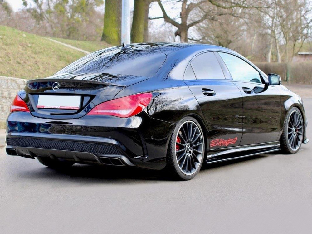 Maxton side skirts diffusers mercedes cla 45 amg c117/a45 amg w176 (prefacelift models) 2 Maxton side skirts diffusers mercedes cla 45 amg c117/a45 amg w176 (prefacelift models) - image 2
