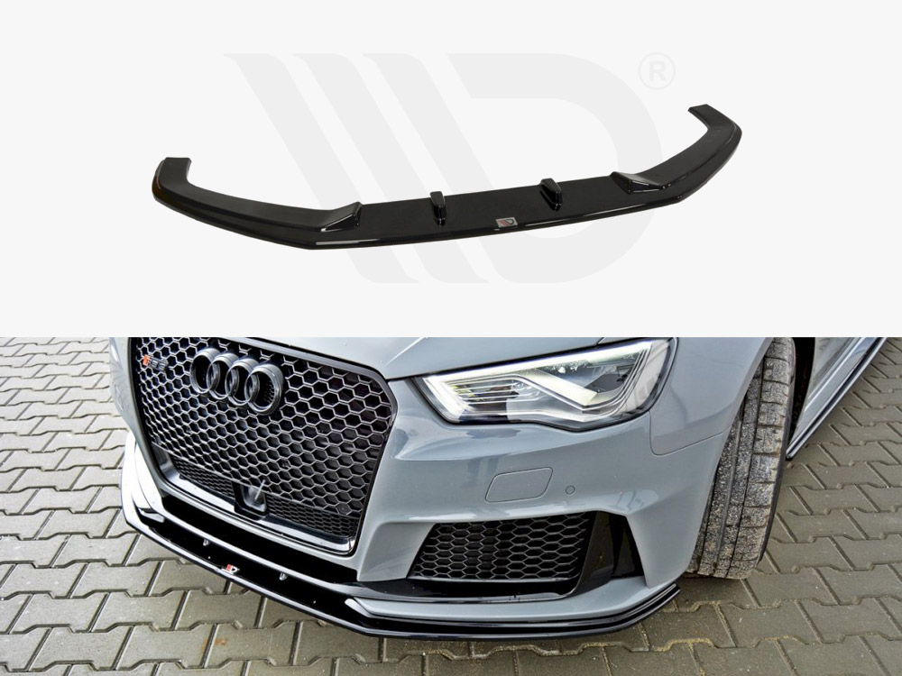 Maxton front splitter v2 audi rs3 8va sportback pre-facelift (2015-2016) 1 Maxton front splitter v2 audi rs3 8va sportback pre-facelift (2015-2016)