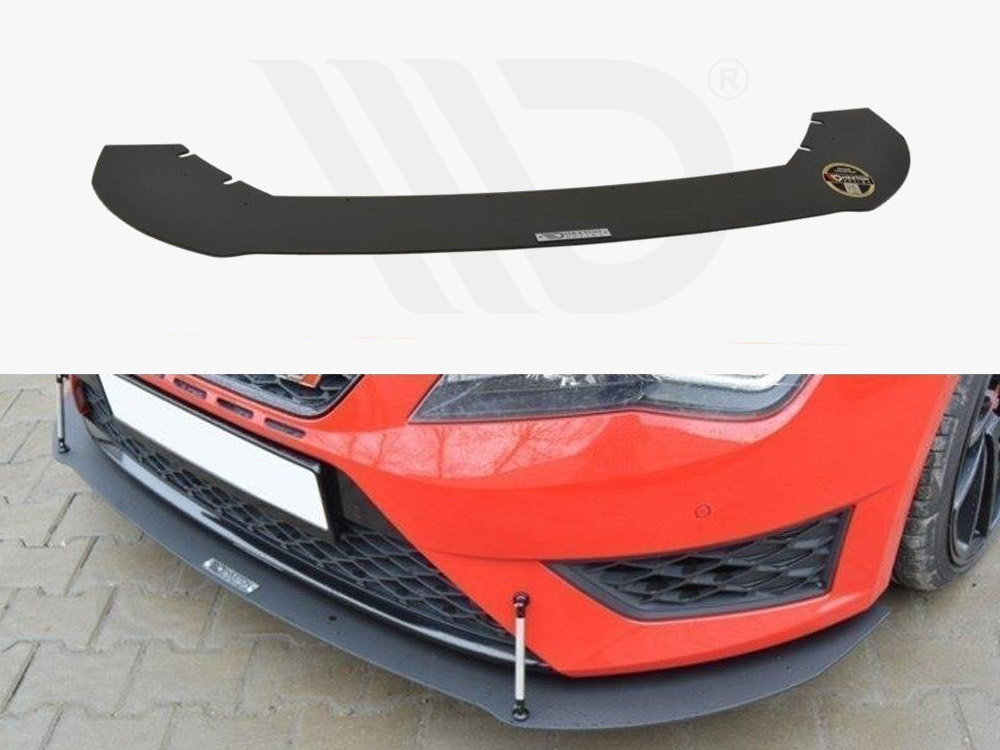 Maxton front racing splitter seat leon mk3 cupra/fr 1 Maxton front racing splitter seat leon mk3 cupra/fr