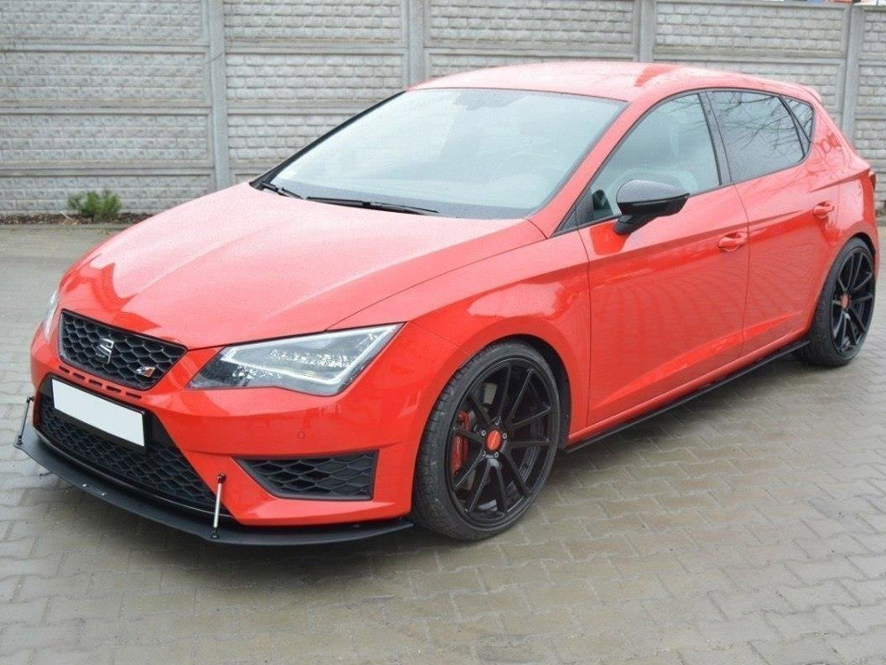 Maxton front racing splitter seat leon mk3 cupra/fr 2 Maxton front racing splitter seat leon mk3 cupra/fr - image 2