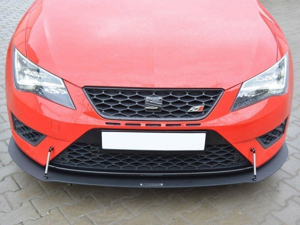 Maxton front racing splitter seat leon mk3 cupra/fr 3 Maxton front racing splitter seat leon mk3 cupra/fr - image 3