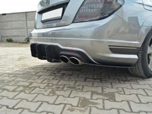 Maxton Rear Diffuser & Rear Side Splitters Mercedes-Benz C Saloon/Estate AMG-Line W204/S204