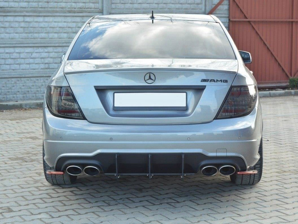 Maxton rear diffuser & rear side splitters mercedes-benz c saloon/estate amg-line w204/s204 3 Maxton rear diffuser & rear side splitters mercedes-benz c saloon/estate amg-line w204/s204 - image 3