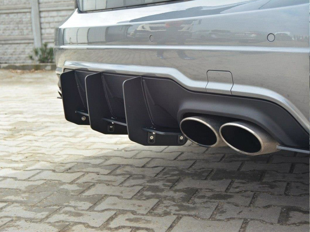 Maxton rear diffuser & rear side splitters mercedes-benz c saloon/estate amg-line w204/s204 4 Maxton rear diffuser & rear side splitters mercedes-benz c saloon/estate amg-line w204/s204 - image 4