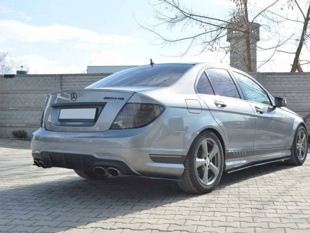 Maxton rear side splitters mercedes-benz c saloon/estate amg-line w204/s204 2 Maxton rear side splitters mercedes-benz c saloon/estate amg-line w204/s204 - image 2