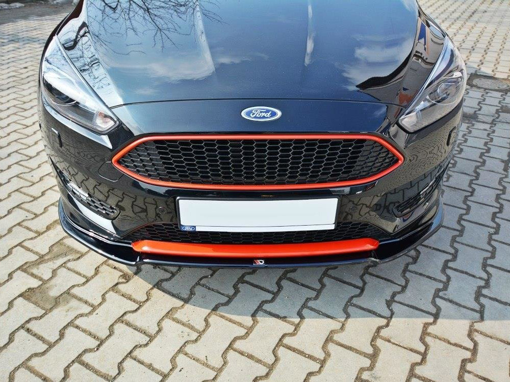 Maxton front splitter v2 ford focus mk3 st-line facelift models 2 Maxton front splitter v2 ford focus mk3 st-line facelift models - image 2