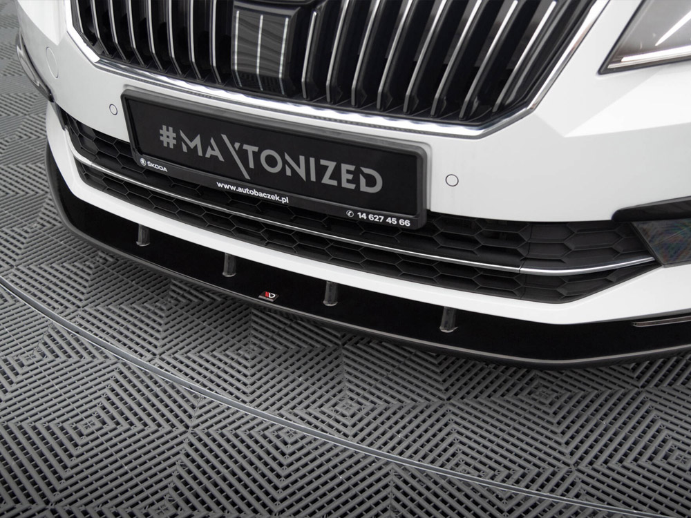 Maxton front splitter v3 skoda superb mk3 4 Maxton front splitter v3 skoda superb mk3 - image 4