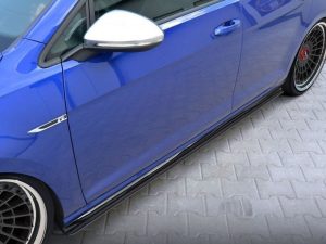 Maxton Side Skirts Diffusers Volkswagen Golf R/R-Line Mk7 Facelift Models