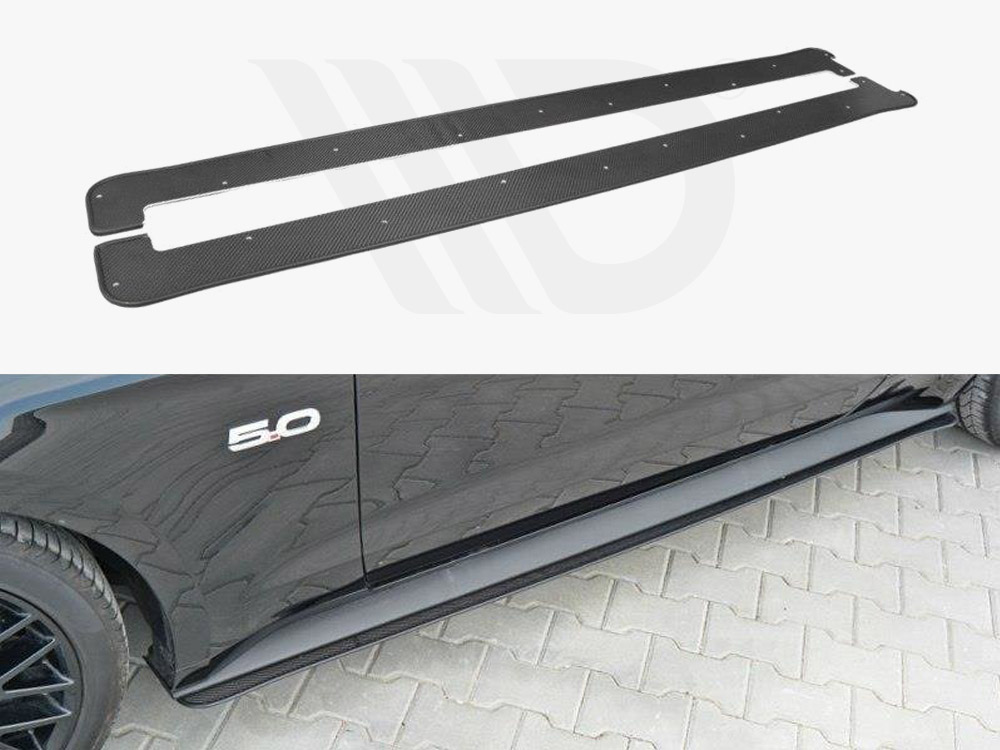 Maxton side skirts diffusers ford mustang gt mk6 1 Maxton side skirts diffusers ford mustang gt mk6