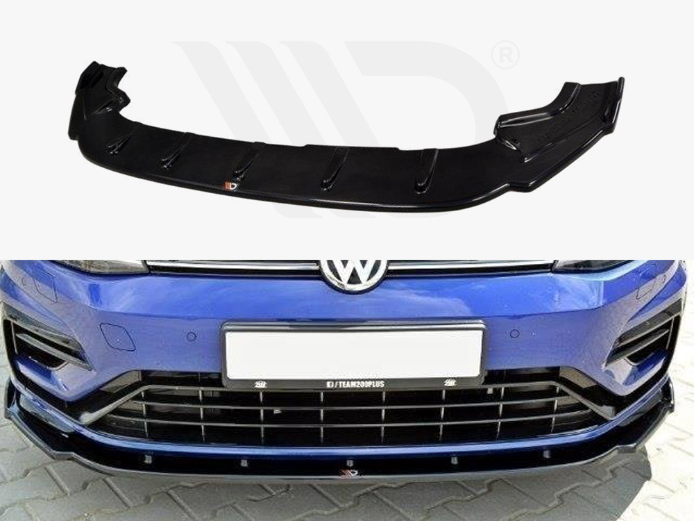Maxton front splitter v1 volkswagen golf r/r-line mk7 facelift models 1 Maxton front splitter v1 volkswagen golf r/r-line mk7 facelift models