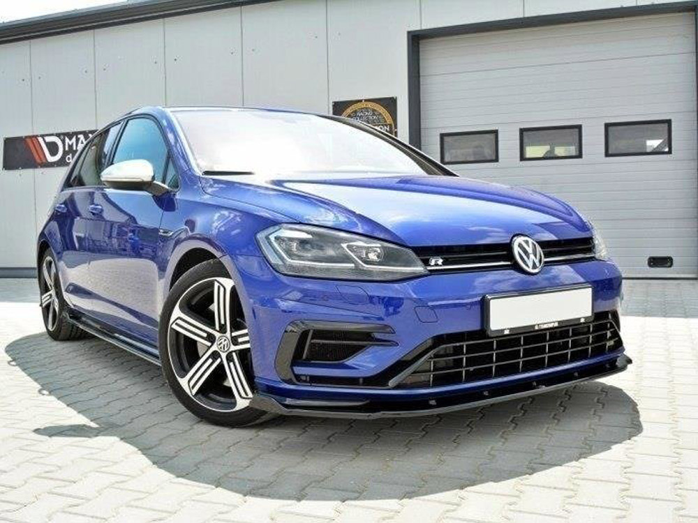 Maxton front splitter v1 volkswagen golf r/r-line mk7 facelift models 2 Maxton front splitter v1 volkswagen golf r/r-line mk7 facelift models - image 2