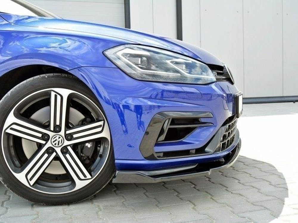 Maxton front splitter v1 volkswagen golf r/r-line mk7 facelift models 4 Maxton front splitter v1 volkswagen golf r/r-line mk7 facelift models - image 4