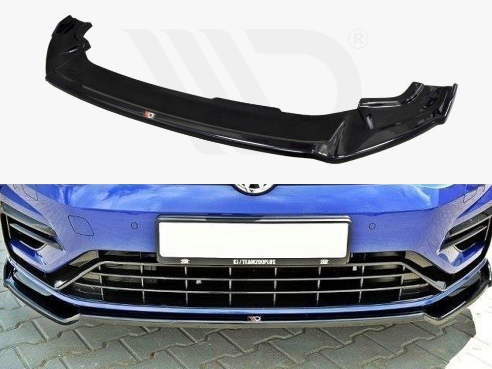 Maxton front splitter v2 volkswagen golf r/r-line mk7 facelift models 1 Maxton front splitter v2 volkswagen golf r/r-line mk7 facelift models