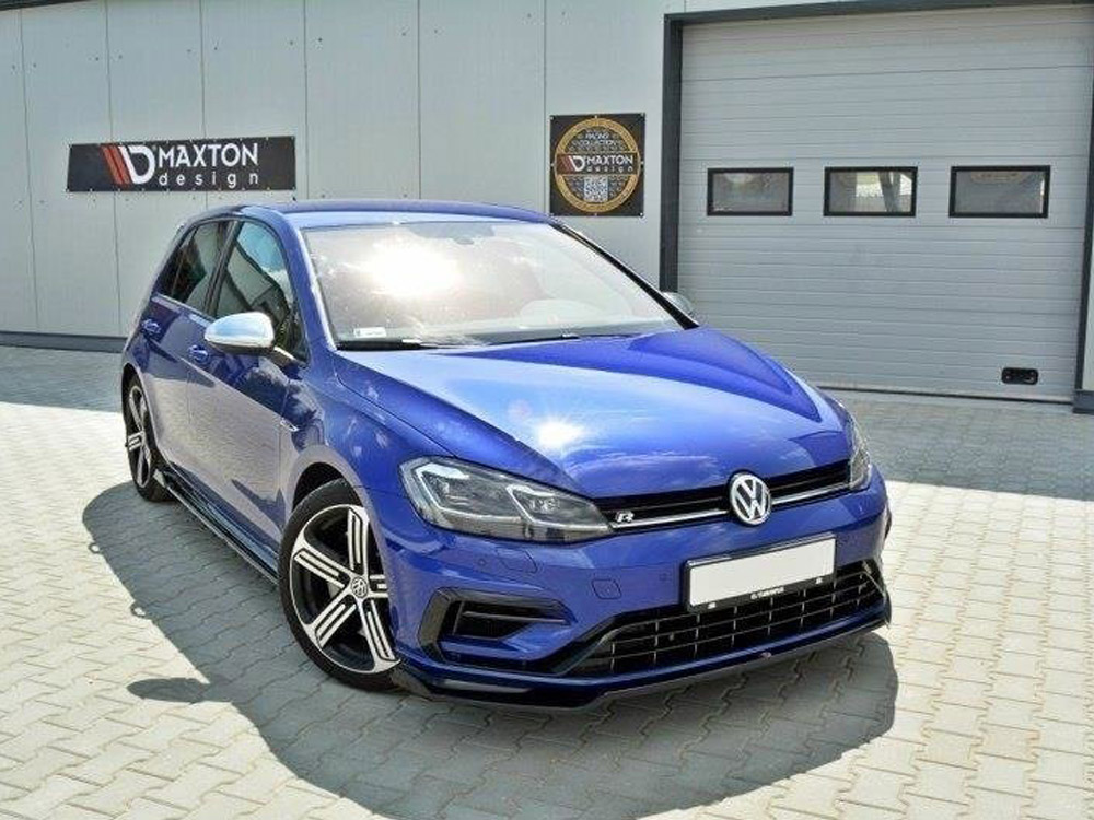 Maxton front splitter v2 volkswagen golf r/r-line mk7 facelift models 2 Maxton front splitter v2 volkswagen golf r/r-line mk7 facelift models - image 2
