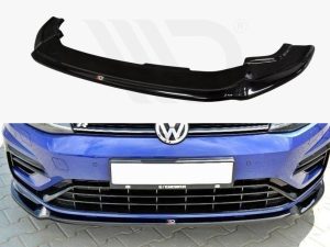 Maxton Front Splitter V3 Volkswagen Golf R/R-Line Mk7 Facelift Models